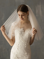 Hochzeitsschleier 4-stufiger; netzgeschnittener; klassischer Brautschleier