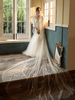 Hochzeitsschleier One Tier Lace Tüll Cut Edge Klassische Brautschleier