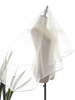 Hochzeitsschleier One-Tier Polyester Finished Edge Oval Brautschleier