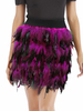 Hohe Taille Rock Feder Tutu Rock für Frauen