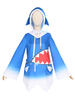 Hololive EN VTuber Gawr Gura Cosplay Kostüm Polyester Blue Hoodies