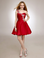 Homecoming Kleid in Burgunderrot