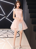 Homecoming Kleider Cameo Pink Short Abendkleid Spitze Tüll A Line Graduation Dress