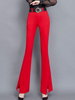 Hose Red Split Front Natural Taillenhose