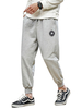 Hosen für Männer Lässige natürliche Taille Gerade Jogginghose Graue Herrenhose