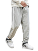 Hosen für Männer Schicke natürliche Taille Gerade Jogginghose Graue Herrenhose