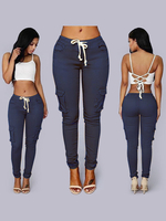 Hosen gelbe Polyesterhose