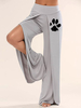 Hosen Graue Polyesterhose