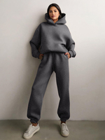 Hosenset Kaffeebraun Field Polyester Athletic Two Pieces Sets