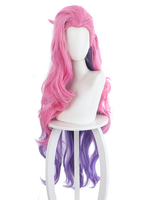 Hot Pink Cosplay Perücke Wärmebeständige Faserperücke Cosplay Perücken