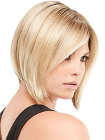 Human-Haar-Perücken für Frauen blond; blonde; die Haare kurze menschliche Haarperücken hervorheben