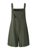 Hunter Green Polyester Lose Sommer Playsuit