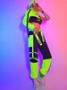 Jazz Dance Kostüme Damen Baumwolle Schärpe Top Handschuhe Hosen Tanzkleidung