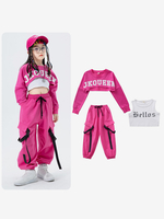 Jazz Dance Kostüme Damen Polyester Hose Top Tanzbekleidung