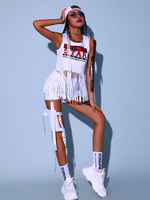 Jazz Dance Kostüme Damen Polyester Hosen Top Tanzbekleidung