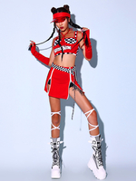 Jazz Dance Kostüme Damen Polyester Top Rock Tanzkleidung