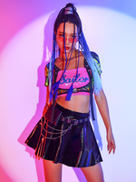 Jazz Dance Kostüme Damen Polyester Top Rock Tanzkleidung