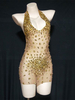 Jazz Dance Kostüme für Frauen Polyester Kleid Fleischfarben Tanzkleidung