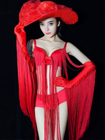 Jazz Dance Kostüme Frauen Fringe Dancing Wear