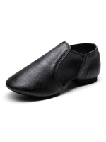 Jazz Dance Schuhe Black Round Toe Patched Pig Skin Dance Schuhe