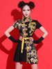 Jazz Tanzkostüme Chinese Dragon Dress Handschuhe Sash Dancing Wear