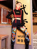 Jazz-Tanzkostüme im chinesischen Stil Top Pants Dancing Wear