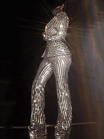 Jazz Tanzkostüme Polyesterfaser Damen Lycra Spandex Jumpsuit Mantel Jazz Dancing Wear