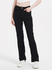 Jeans für Damen Fashion Black Straight Denim Bottoms