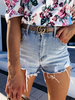 Jeans für Frauen Cowboy Low Rise Waist Denim