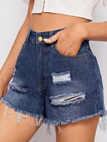 Jeans für Frauen Cowboy Raised Waist Denim