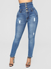 Jeans für Frauen Fashion Tapered Fit Denim