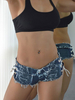 Jeans Short mit beiden Seiten Zugband