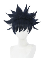 Jujutsu Kaisen Sorcery Fight Fushiguro Megumi Cosplay Perücke Hitzebeständige faserfarbene blaue Cosplay Perücken