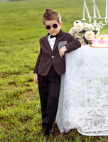 Jungen Anzüge für Hochzeit mit Hemd und Krawatte