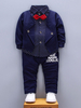 Jungen Outfit Blue Top und Hosen 2 Stück Kinder Formelle Kleidung