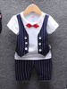 Jungen Outfit Khaki Kurzarm T-Shirt Top und Hosen Kinder 2 Stück Set