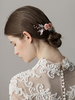 Kamm Hochzeit Kopfschmuck Blume Perlen Perlen Braut Haarschmuck