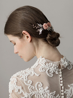 Kamm Hochzeit Kopfschmuck Blume Perlen Perlen Braut Haarschmuck