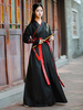 Karneval Chinesischer Stil HanFu 3-Teiliges Set Langarm Kleid Polyester