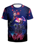 Karneval Kostüm Dark Navy Stretch Top Polyester Holiday Top