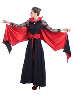 Karneval Kostüm e Damen Vampire Red Dress Polyester Halloween Urlaub Kostüme Faschingskostüme