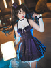 Karneval Kostüm Fate Series Cosplay Ishtar Lila Futter Ohrringe Faschingskostüme