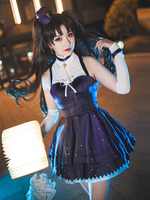 Karneval Kostüm Fate Series Cosplay Ishtar Lila Futter Ohrringe Faschingskostüme