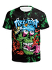 Karneval Kostüm Grün Stretch Top Polyester Holiday Top