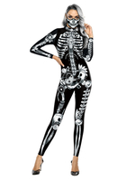 Karneval Kostüm Schwarz Silber Damen Stretch Jumpsuit Polyester Trikot Urlaub Kostüme