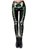 Karneval Kostüm Schwarze Damen Stretchhose Polyester Skinny Holidays Kostüme