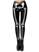 Karneval Kostüm Schwarze Damen Stretchhose Polyester Skinny Holidays Kostüme