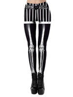 Karneval Kostüm Schwarze Stretchhose Polyester Skinny Holidays Kostüme