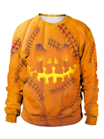 Karneval Kostüm Unisex Top Orange Top Polyester Urlaub Top Urlaub Kostüme