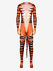 Karneval Kostüme Tiger Muster Catsuit Halloween Orc Jumpsuit